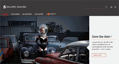 Desktop Screenshot of galerie-sakura.com